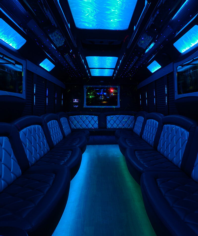 detroit party bus interior